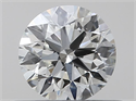 Natural Diamond 0.40 Carats, Round with Very Good Cut, H Color, VS1 Clarity and Certified by GIA