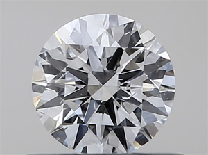 Picture of Natural Diamond 0.40 Carats, Round with Excellent Cut, D Color, SI2 Clarity and Certified by GIA