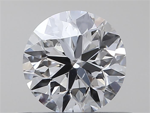 Picture of Natural Diamond 0.40 Carats, Round with Very Good Cut, D Color, SI1 Clarity and Certified by GIA