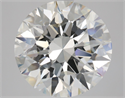 Natural Diamond 4.01 Carats, Round with Excellent Cut, I Color, VS1 Clarity and Certified by GIA