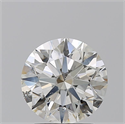 Natural Diamond 2.25 Carats, Round with Excellent Cut, J Color, SI2 Clarity and Certified by GIA