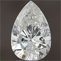 Natural Diamond 2.62 Carats, Pear with  Cut, I Color, SI2 Clarity and Certified by IGI