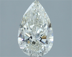 Picture of Natural Diamond 1.50 Carats, Pear with  Cut, H Color, SI1 Clarity and Certified by IGI