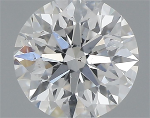 Picture of Natural Diamond 0.43 Carats, Round with Excellent Cut, E Color, SI1 Clarity and Certified by GIA