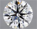 Natural Diamond 0.40 Carats, Round with Very Good Cut, H Color, SI1 Clarity and Certified by GIA