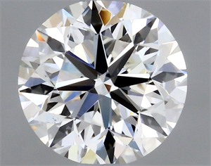 Picture of Natural Diamond 0.40 Carats, Round with Very Good Cut, H Color, SI1 Clarity and Certified by GIA