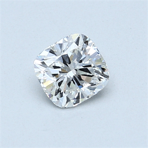 0.53 Carats, Cushion Diamond with  Cut, G Color, SI1 Clarity and Certified by GIA