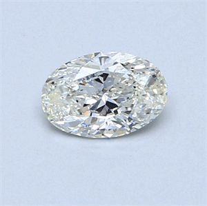 0.51 Carats, Oval Diamond with  Cut, I Color, VS1 Clarity and Certified by GIA