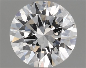 Picture of Natural Diamond 0.40 Carats, Round with Very Good Cut, F Color, VVS2 Clarity and Certified by GIA