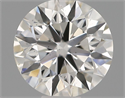 Natural Diamond 0.40 Carats, Round with Excellent Cut, G Color, VS2 Clarity and Certified by IGI