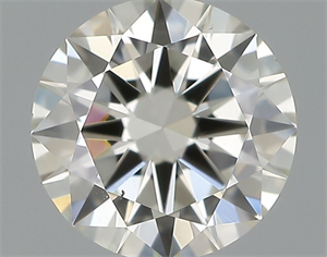 Picture of Natural Diamond 0.40 Carats, Round with Very Good Cut, H Color, VS1 Clarity and Certified by IGI