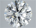 Natural Diamond 2.40 Carats, Round with Excellent Cut, I Color, SI1 Clarity and Certified by GIA