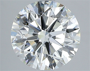 Picture of Natural Diamond 2.40 Carats, Round with Excellent Cut, I Color, SI1 Clarity and Certified by GIA