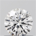 Natural Diamond 0.51 Carats, Round with Excellent Cut, E Color, SI2 Clarity and Certified by IGI