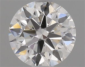 Picture of Natural Diamond 0.40 Carats, Round with Excellent Cut, I Color, VS1 Clarity and Certified by GIA