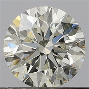 Picture of Natural Diamond 0.40 Carats, Round with Excellent Cut, I Color, VS1 Clarity and Certified by GIA