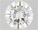 Natural Diamond 2.08 Carats, Round with Excellent Cut, I Color, VVS1 Clarity and Certified by GIA