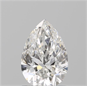 Natural Diamond 1.07 Carats, Pear with  Cut, F Color, VVS1 Clarity and Certified by GIA