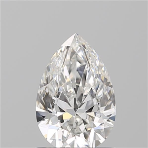 Picture of Natural Diamond 1.07 Carats, Pear with  Cut, F Color, VVS1 Clarity and Certified by GIA