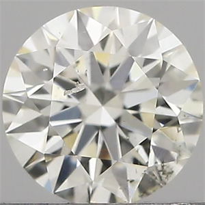 Picture of Natural Diamond 0.40 Carats, Round with Excellent Cut, I Color, SI2 Clarity and Certified by IGI