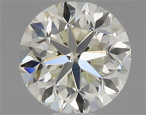 Picture of Natural Diamond 0.51 Carats, Round with Good Cut, J Color, VVS2 Clarity and Certified by IGI