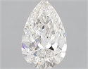 Natural Diamond 0.74 Carats, Pear with  Cut, E Color, VVS2 Clarity and Certified by GIA