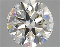 Natural Diamond 3.00 Carats, Round with Excellent Cut, J Color, VS1 Clarity and Certified by GIA