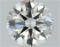 Natural Diamond 0.40 Carats, Round with Excellent Cut, J Color, VVS2 Clarity and Certified by GIA