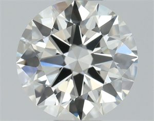 Picture of Natural Diamond 0.40 Carats, Round with Excellent Cut, J Color, VVS2 Clarity and Certified by GIA