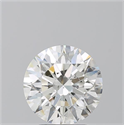 Natural Diamond 3.03 Carats, Round with Excellent Cut, I Color, SI1 Clarity and Certified by GIA