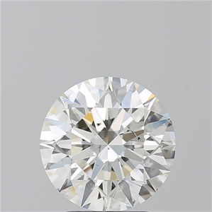 Picture of Natural Diamond 3.03 Carats, Round with Excellent Cut, I Color, SI1 Clarity and Certified by GIA