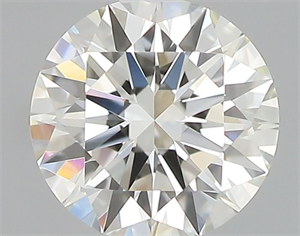 Picture of Natural Diamond 0.40 Carats, Round with Excellent Cut, J Color, VVS1 Clarity and Certified by GIA