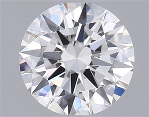 Picture of Natural Diamond 0.40 Carats, Round with Excellent Cut, I Color, VVS1 Clarity and Certified by GIA