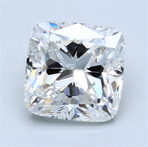 3.15 Carats, Cushion Diamond with  Cut, D Color, IF Clarity and Certified by GIA
