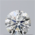 Natural Diamond 0.41 Carats, Round with Excellent Cut, K Color, SI1 Clarity and Certified by GIA