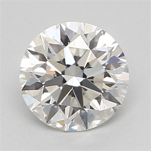 Picture of Natural Diamond 0.41 Carats, Round with Excellent Cut, H Color, IF Clarity and Certified by GIA