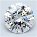 Natural Diamond 2.03 Carats, Round with Excellent Cut, F Color, VS1 Clarity and Certified by GIA