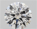 Natural Diamond 0.43 Carats, Round with Excellent Cut, E Color, SI2 Clarity and Certified by GIA