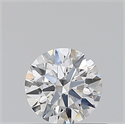 Natural Diamond 0.40 Carats, Round with Excellent Cut, D Color, VS2 Clarity and Certified by GIA