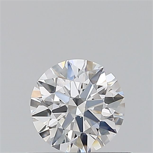 Picture of Natural Diamond 0.40 Carats, Round with Excellent Cut, D Color, VS2 Clarity and Certified by GIA