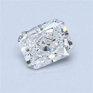 0.70 Carats, Radiant Diamond with  Cut, F Color, VS2 Clarity and Certified by GIA