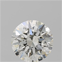 Natural Diamond 2.83 Carats, Round with Excellent Cut, J Color, SI1 Clarity and Certified by GIA