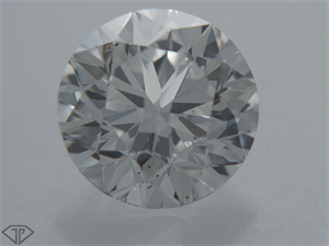 Picture of Natural Diamond 0.40 Carats, Round with Very Good Cut, D Color, VS2 Clarity and Certified by GIA