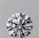 Natural Diamond 0.40 Carats, Round with Excellent Cut, D Color, SI2 Clarity and Certified by GIA