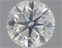 Natural Diamond 0.41 Carats, Round with Good Cut, I Color, SI2 Clarity and Certified by GIA