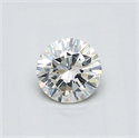 Natural Diamond 0.50 Carats, Round with Very Good Cut, I Color, SI1 Clarity and Certified by GIA