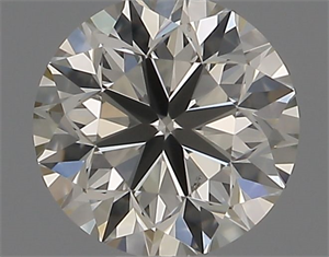 Picture of Natural Diamond 0.40 Carats, Round with Very Good Cut, K Color, VS2 Clarity and Certified by IGI