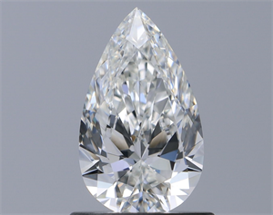 Picture of Natural Diamond 0.80 Carats, Pear with  Cut, H Color, VVS1 Clarity and Certified by GIA