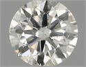 Natural Diamond 0.51 Carats, Round with Excellent Cut, I Color, SI1 Clarity and Certified by IGI