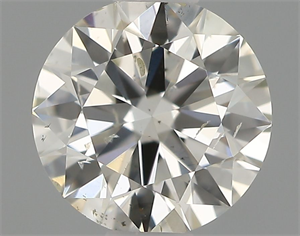 Picture of Natural Diamond 0.51 Carats, Round with Excellent Cut, I Color, SI1 Clarity and Certified by IGI